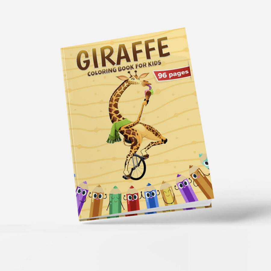 Giraffe Coloring Book For Kids
